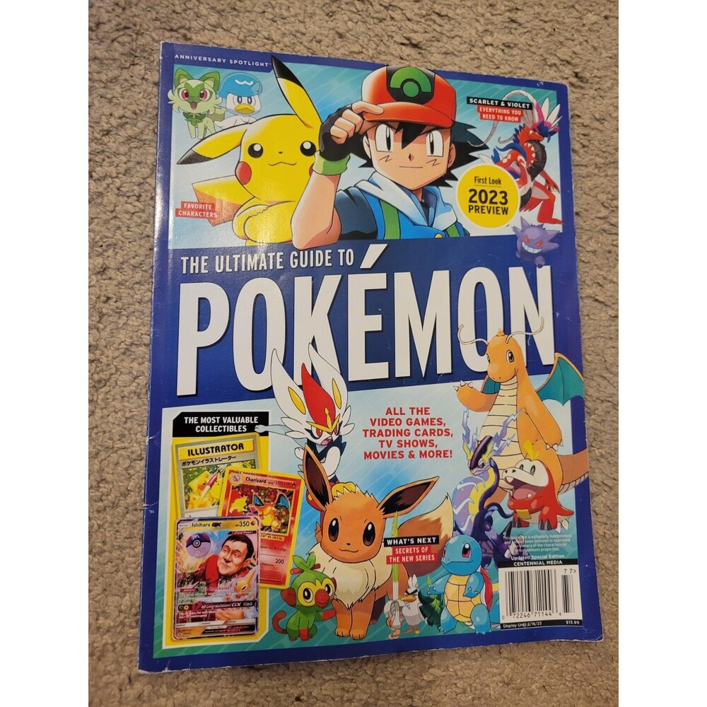 Pokemon Ultimate Guide Magazine 2023 Anniversary Spotlight Collectors Info